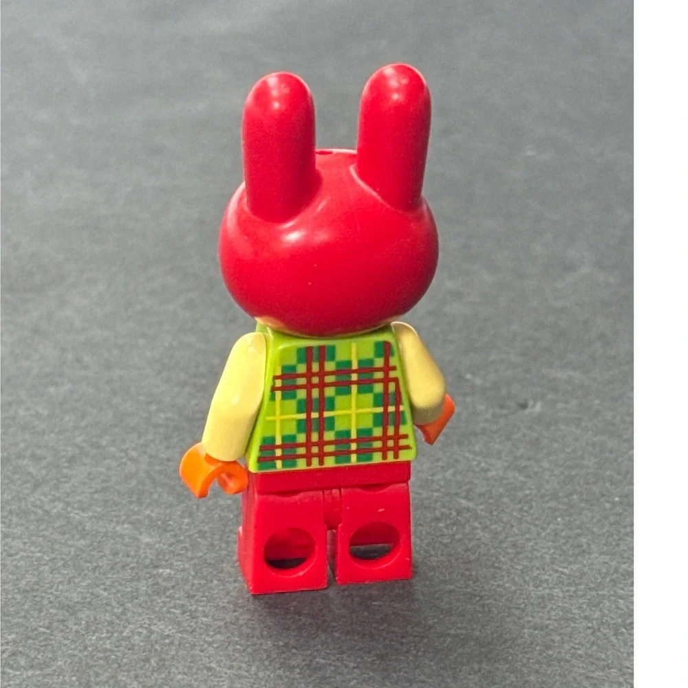 LEGO Animal Crossing Bunnie Minifigure Red Rabbit Villager 77047 77050